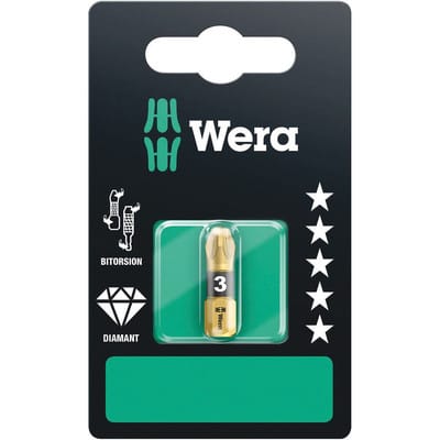 Wera Kreuzschlitz-Bit PZ3 x 25 mm 855/1 Bi-Torsionszone