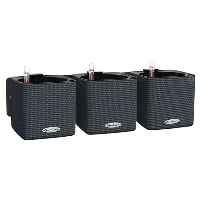 Lechuza® Pflanzgefäße-Set Green Wall Home Kit Color Schiefergrau
