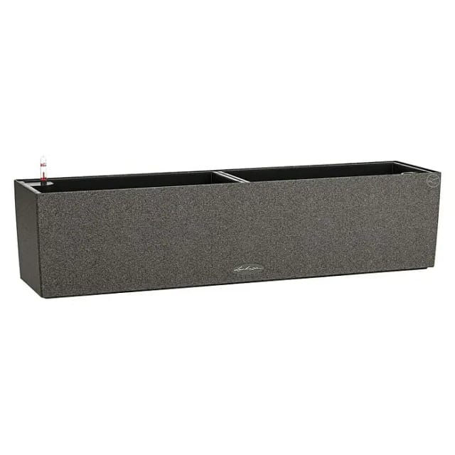 Lechuza® Pflanzgefäß Balconera Stone 80 Graphitschwarz 79 cm x 19 cm