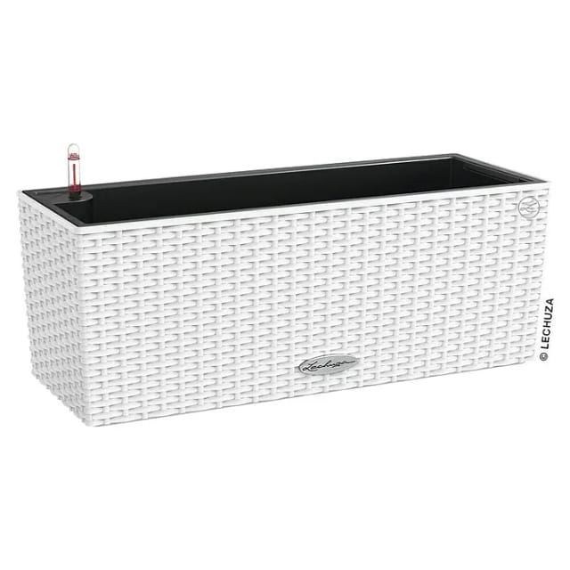 Lechuza® Pflanzgefäß Balconera Cottage 50 Weiß 50 cm x 19 cm