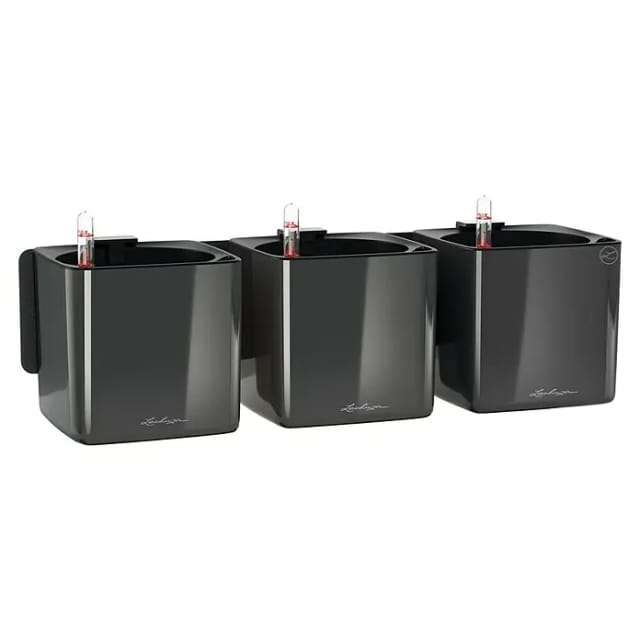 Lechuza® Pflanzgefäße Green Wall Home Kit Glossy Set Anthrazit highgloss