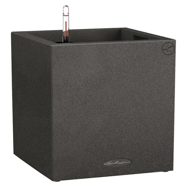 Lechuza® Pflanzgefäß Canto Stone,ow 40 Graphitschwarz 40 cm x 40 cm