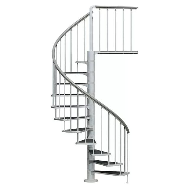 Dolle Außenspindeltreppe Gardenspin mit TRIMAX-Stufen Ø 155 cm