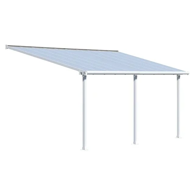 Palram - Canopia Olympia 3 x 6.1 Terrassenüberdachung Weiß klar