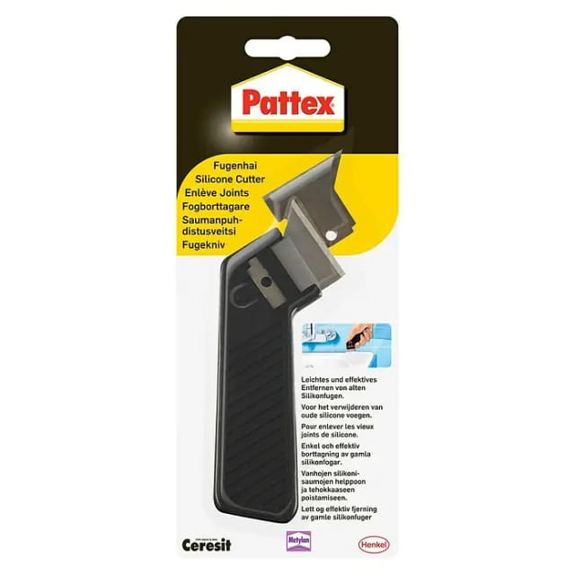 Pattex Fugenhai mit Ersatzklinge 1er Pack Schwarz