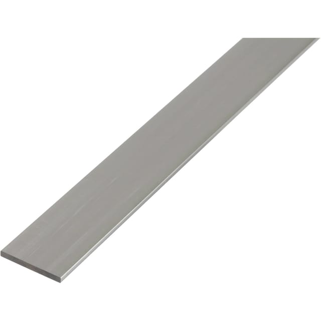 Flachstange Alu Silberfarbig eloxiert 3 mm x 60 mm x 2000 mm