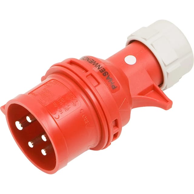 PCE CEE Phasenwender 5-polig IP44 16 A Rot
