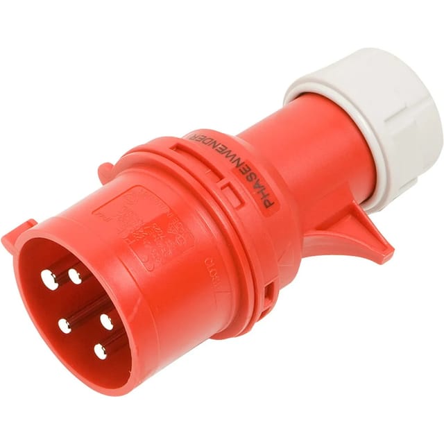 PCE CEE Phasenwender 5-polig IP44 32 A Rot