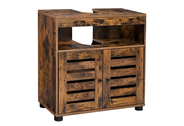 Vasagle Waschbeckenunterschrank 60 cm x 30 cm x 63 cm Braun