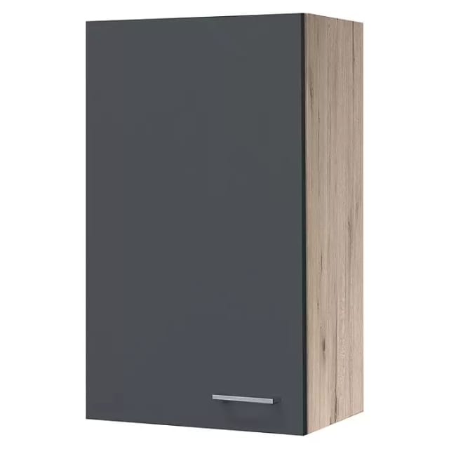 Flex-Well Exclusiv Küchen-Oberschrank groß Morena 50x89cm Basaltgrau-San Remo