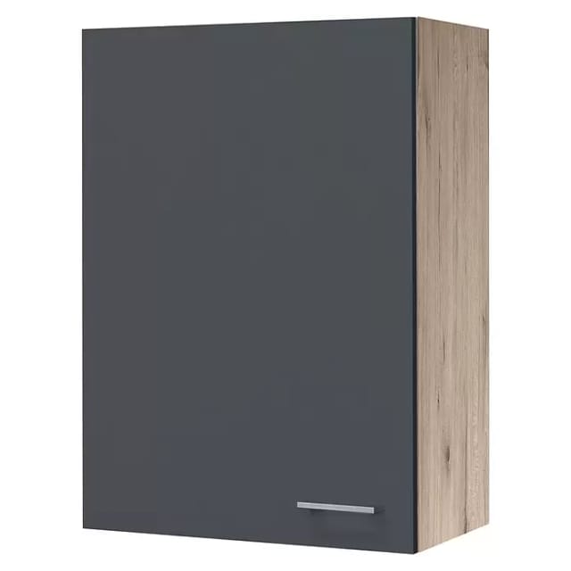 Flex-Well Exclusiv Küchen-Oberschrank groß Morena 60x89cm Basaltgrau-San Remo