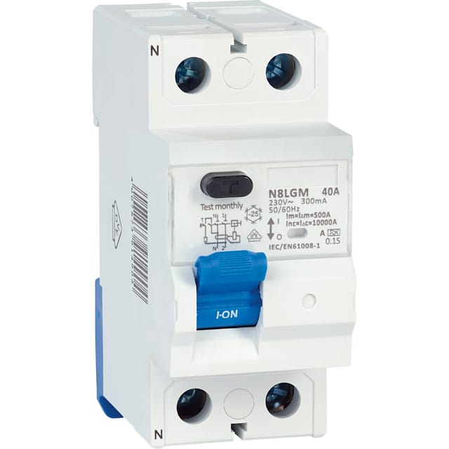 FI-Schalter 2-polig 40 A/0,3 A