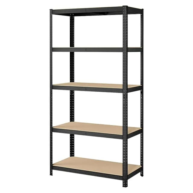 Songmics Schwerlastregal 60 cm x 120 cm x 200 cm Schwarz