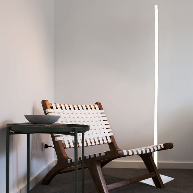 Just Light. LED-Stehleuchte Bella Stahl H: 150 cm
