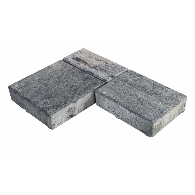 Diephaus Pflaster Vereda Weiß-Scharz Mehrformat 5 cm