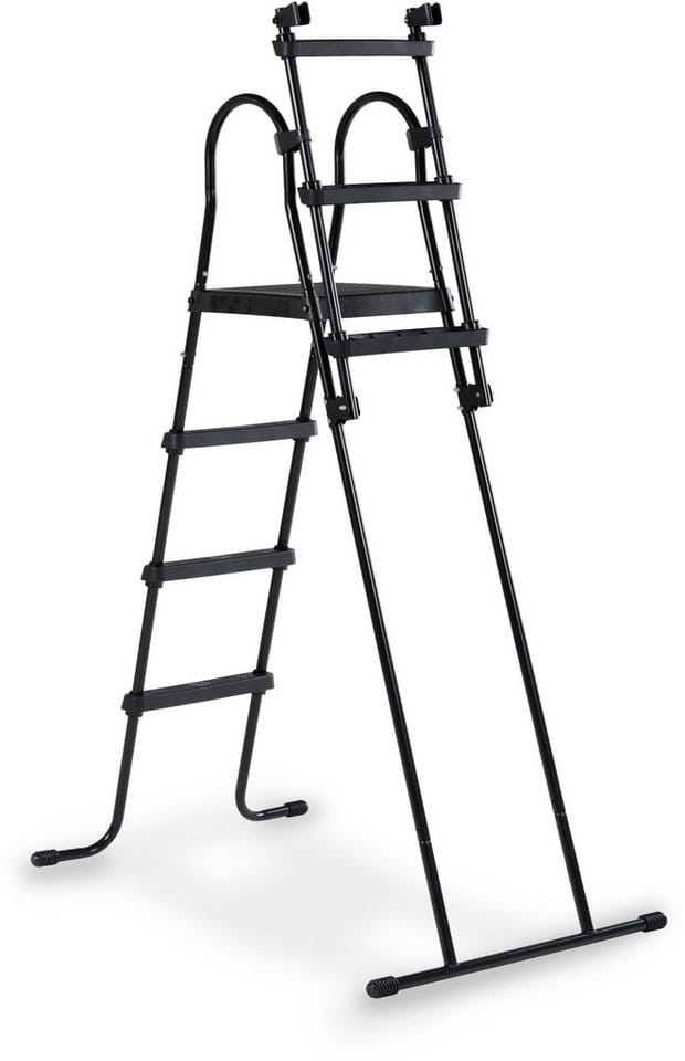 EXIT Poolleiter Schwarz für Rahmenhöhen von 108-122 cm