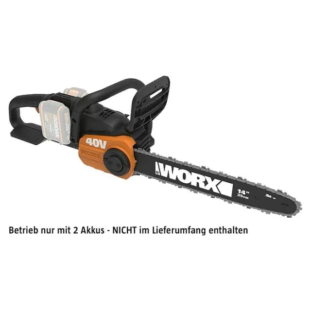 Worx Akku-Kettensäge WG384E.9 40 V (2 x 20 V) Solo