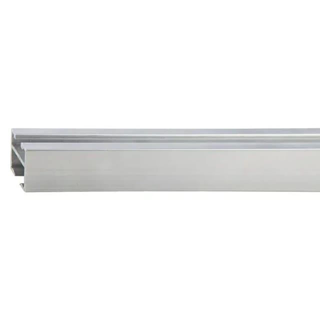 Mydeco Gardinenstange für Gleiter Edelstahl-Optik 1,8 cm x 1,8 cm Länge 200 cm