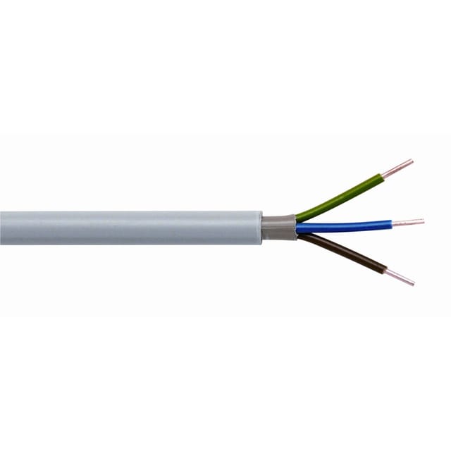Mantelleitung NYM-J 3 x 1,5 Grau 25 m