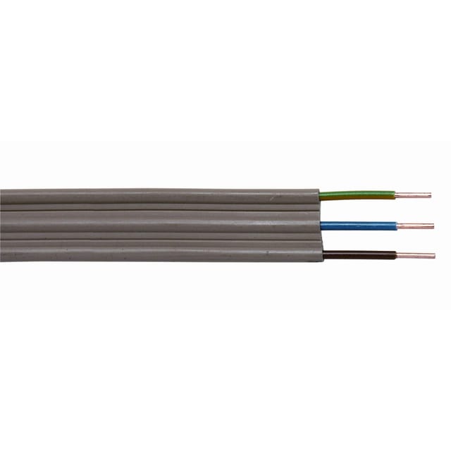 Stegleitung NYIF-J 3 x 1,5 Beige 5 m