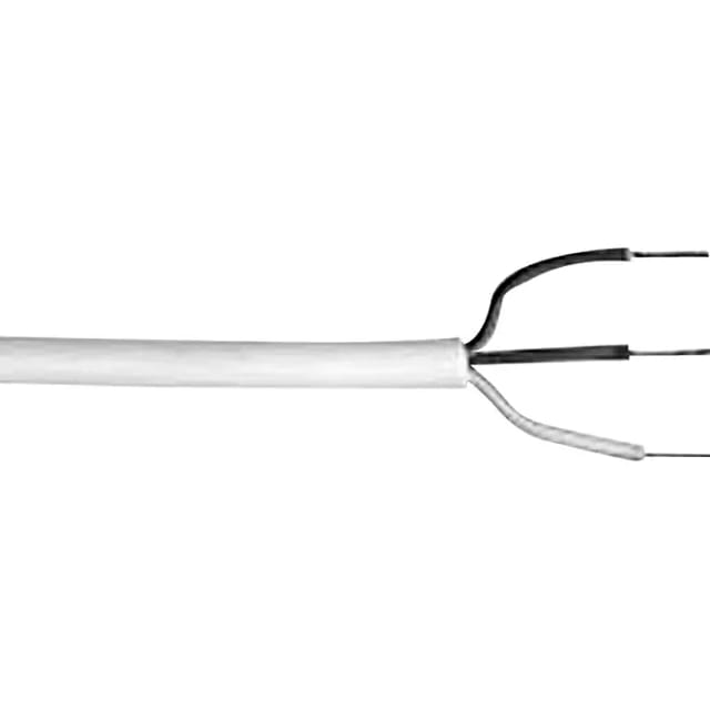 Schlauchleitung H05VV-F 3 G1,0 Weiß 10 m