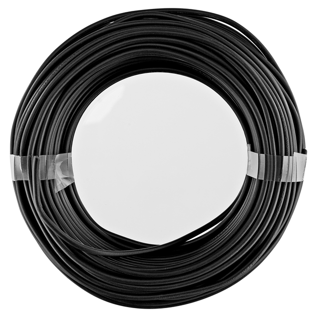 Aderleitung H07V-U 1,5 mm² Schwarz 25 m