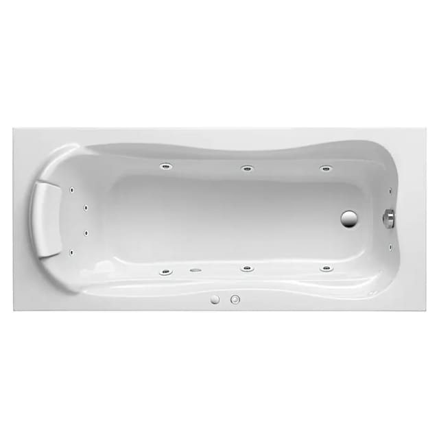 Ottofond Whirlpool Jamaica Komfort 170 cm x 80 cm Weiß