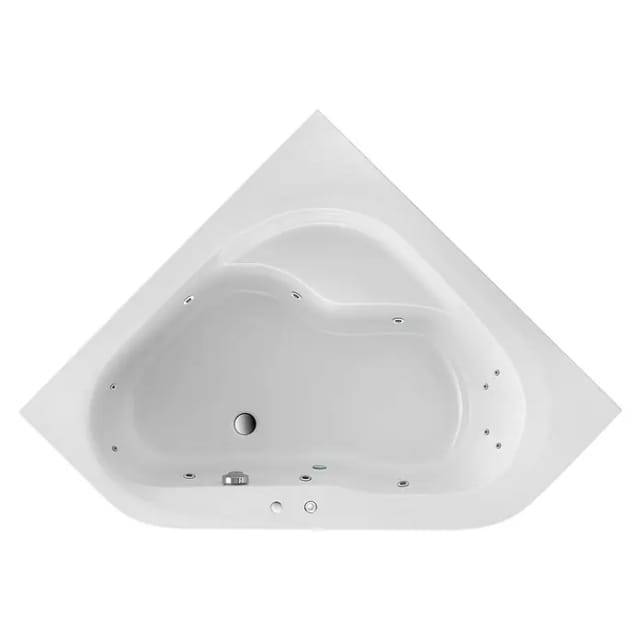 Ottofond Whirlpool Ancona Komfort 135 cm Weiß