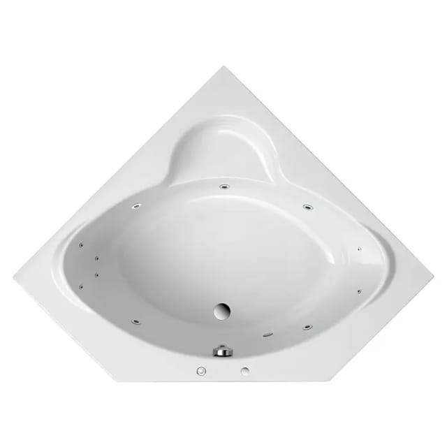 Ottofond Whirlpool Miami Komfort 125 cm Weiß