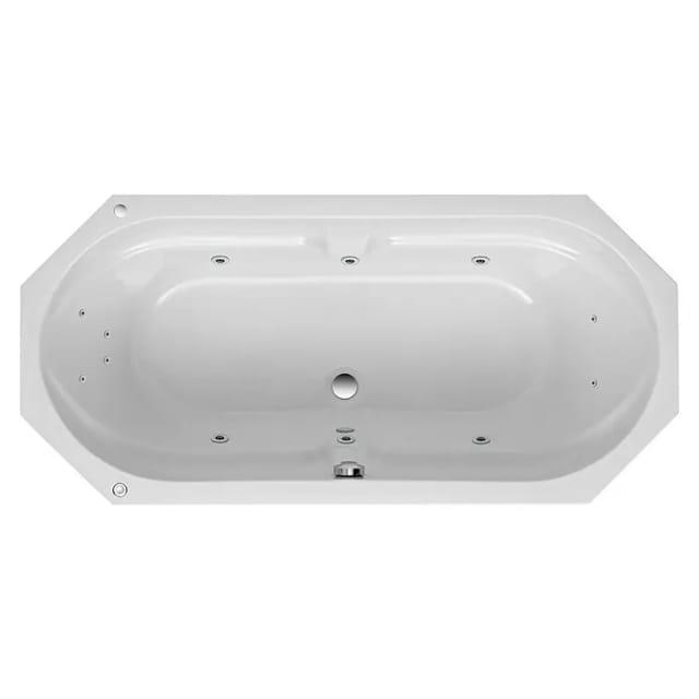 Ottofond Whirlpool Sicilia Komfort 170 cm x 75 cm Weiß
