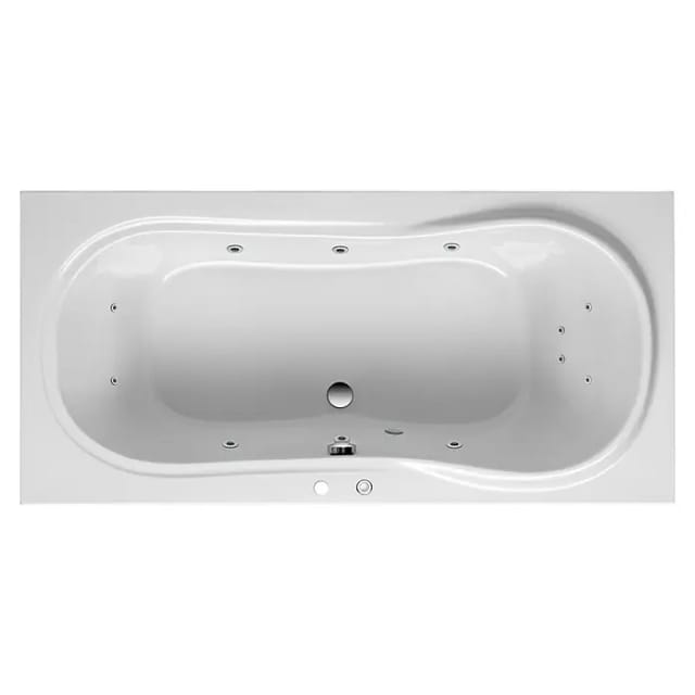 Ottofond Whirlpool Palma Komfort 190 cm x 90 cm Weiß