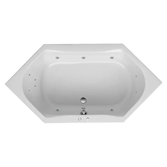 Ottofond Whirlpool Corsica Komfort 200 cm x 100 cm Weiß