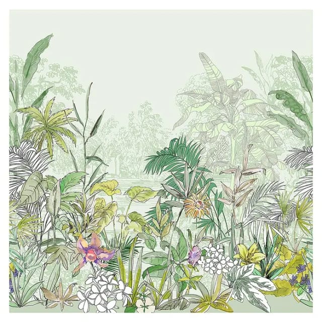 Komar Vliesfototapete Hortus 250 cm x 250 cm