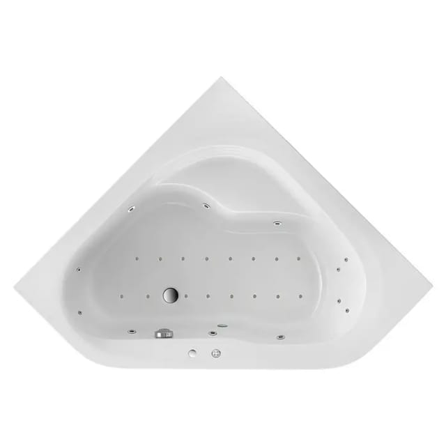 Ottofond Whirlpool Ancona Premium 135 cm Weiß