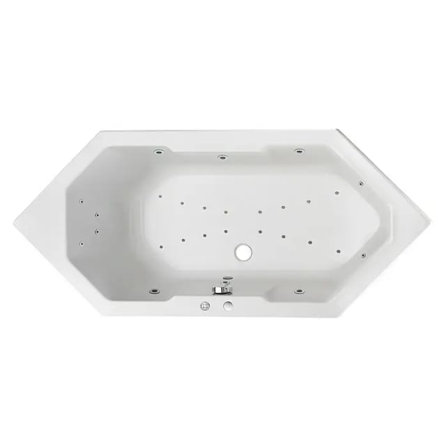 Ottofond Whirlpool Sierra Premium 180 cm x 80 cm Weiß