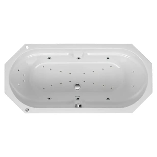 Ottofond Whirlpool Sicilia Premium 180 cm x 85 cm Weiß