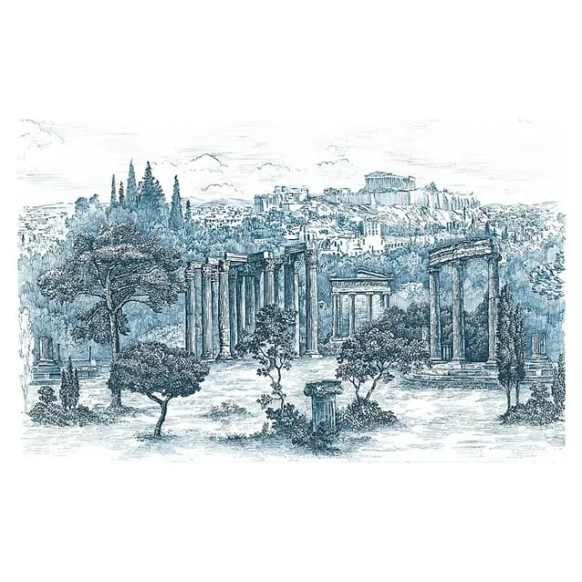 Komar Vliesfototapete Ruins 400 cm x 250 cm
