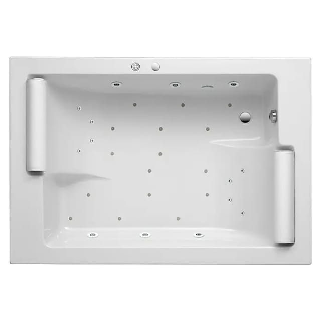 Ottofond Whirlpool Maharaja Premium 195 cm x 135 cm Weiß