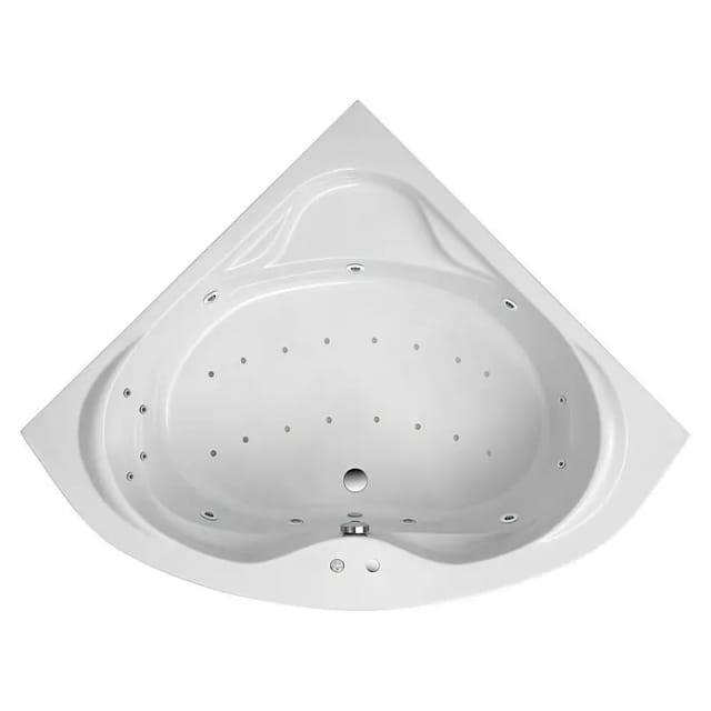Ottofond Whirlpool Madras Exklusiv 145 cm Weiß