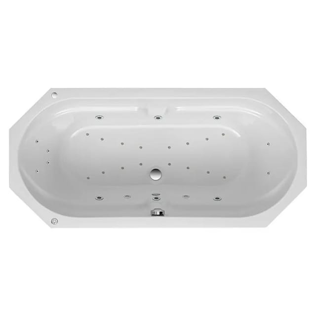 Ottofond Whirlpool Sicilia Exklusiv 170 cm x 75 cm Weiß