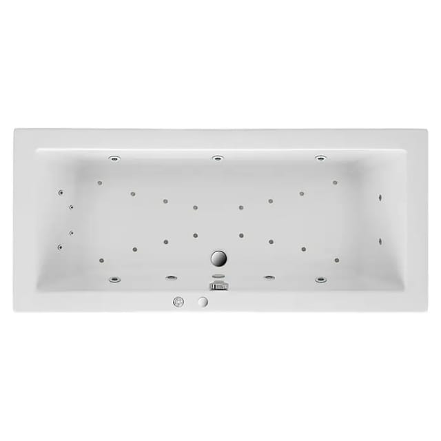 Ottofond Whirlpool Cubic Exklusiv 170 cm x 75 cm Weiß