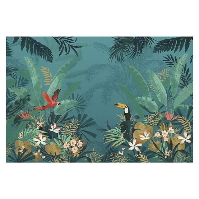 Komar Vliesfototapete Enchanted Jungle 350 cm x 250 cm
