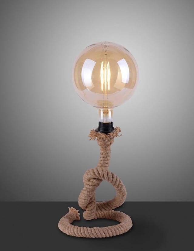 Just Light. Tischleuchte Rope H: 33 cm