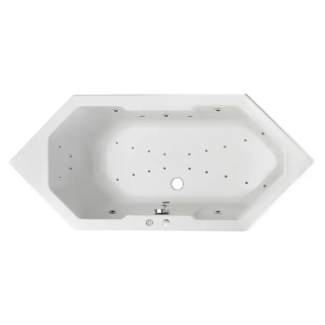 Ottofond Whirlpool Sierra Exklusiv 180 cm x 80 cm Weiß