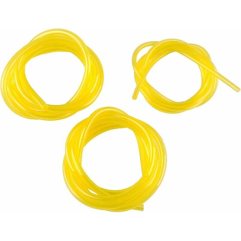 Kraftstoffschlauch – 3 Stück À 1,5 Meter – Innen-/außendurchmesser 3x5 Mm, 2x3,5 Mm, 2,5x5 Mm – Für Freischneider, Heckenschere, Ausblaspistole
