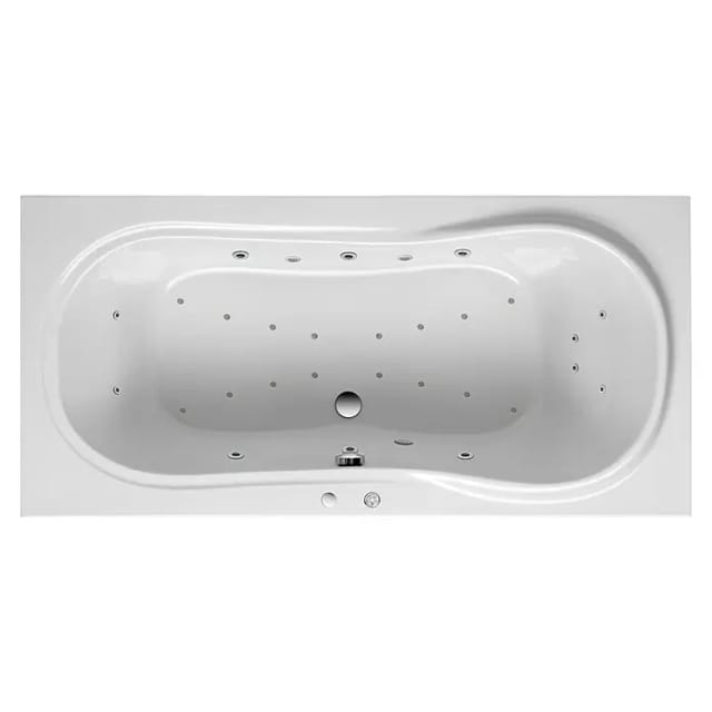 Ottofond Whirlpool Palma Exklusiv 190 cm x 90 cm Weiß