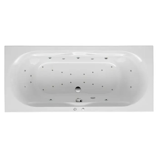Ottofond Whirlpool Madera Exklusiv 180 cm x 80 cm Weiß