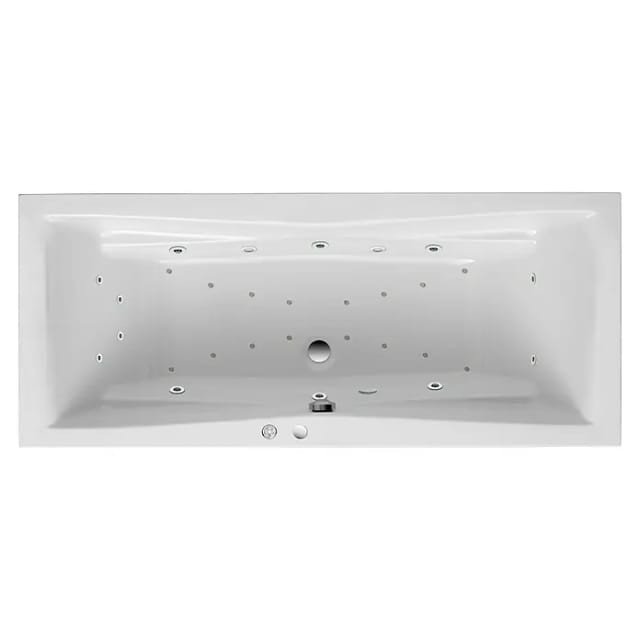 Ottofond Whirlpool Atlanta Duo Exklusiv 180 cm x 80 cm Weiß