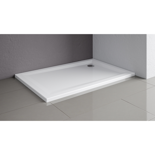 Schulte Duschwannen-Set ExpressPlus Extraflach Quadrat 80 cm x 80 cm Alpinweiß