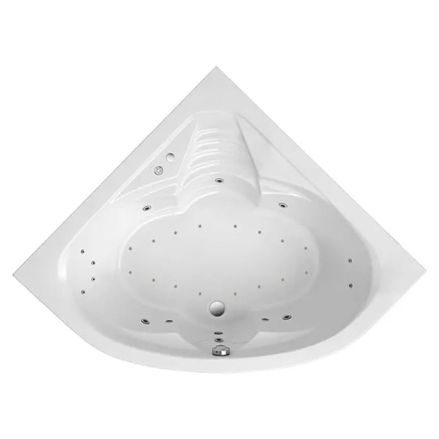 Ottofond Whirlpool Cascade Exklusiv 140 cm Weiß